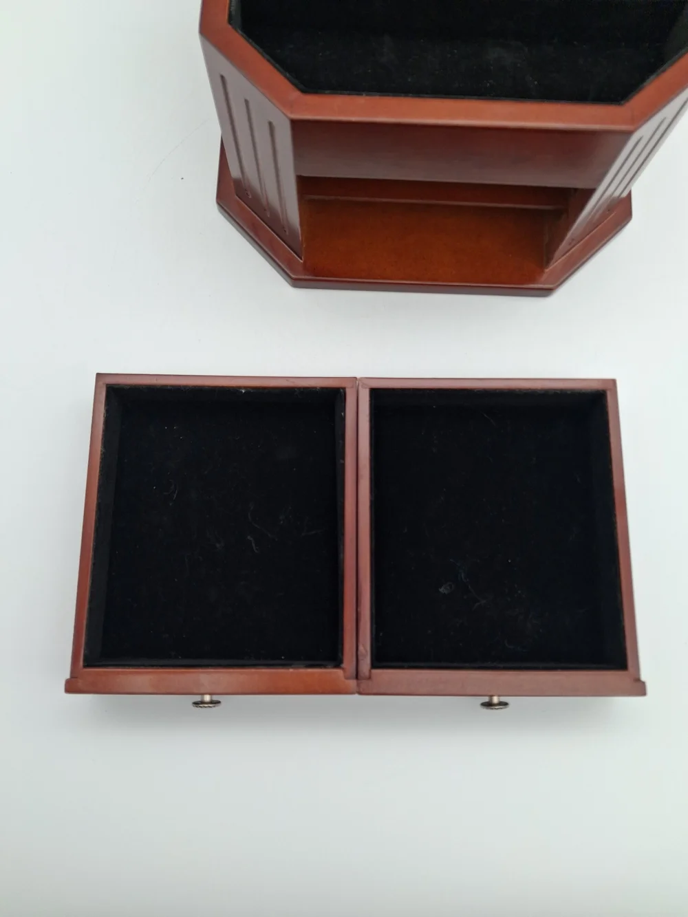 Bombay Classic Mahogany Wood Jewelry Organizer with Drawers No Key